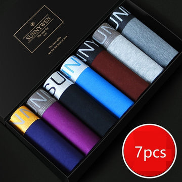 7PCS/Lot Men Short Underwear Boxer