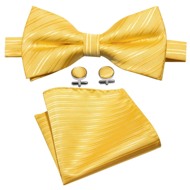 Pre-Bow Bowtie Silk Jacquard Tie